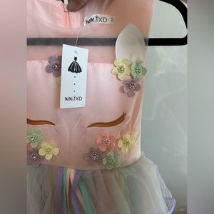 NNJDX Unicorn Dress for Fairytale Dress-up or Halloween Costume